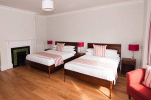 Family rooms at Warkworth House, Cambridge